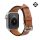 Gigapack Apple Watch Series 10 42mm Gigapack Pótszíj egyedi méret, lyukacsos, VILÁGOSBARNA