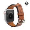 Gigapack Apple Watch Series 10 46mm GIGAPACK Pótszíj egyedi méret, lyukacsos, VILÁGOSBARNA