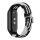 Gigapack Xiaomi Smart Band 9 GIGAPACK Pótszíj egyedi méret, szőtt minta, FEKETE/FEHÉR