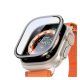 Dux Ducis Apple Watch Ultra 2 49mm DUX DUCIS FLAS kijelzővédő üveg alumínium keret, 9H, FEKETE