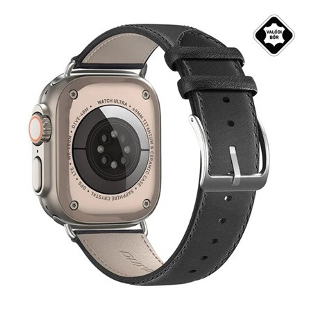Dux Ducis Apple Watch Series 10 46mm DUX DUCIS YS pótszíj egyedi méret, állítható, FEKETE