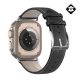 Dux Ducis Apple Watch Series 10 42mm DUX DUCIS YS pótszíj egyedi méret, állítható, FEKETE