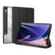 Dux Ducis Samsung Tab S9 FE LTE DUX DUCIS TOBY tok álló, bőr hatású aktív FLIP, ceruza tartó, FEKETE