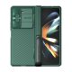 Nillkin Samsung Z Fold5 5G NILLKIN CAMSHIELD FOLD szilikon telefonvédő ütésállóság, kitámasztó, SÖTÉTZÖLD