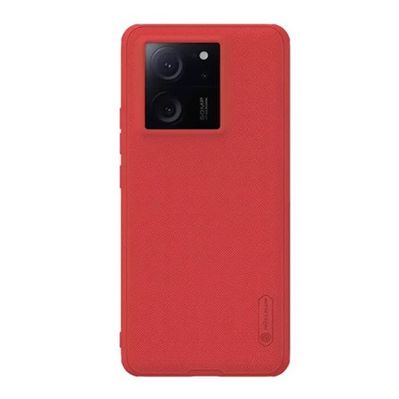 Nillkin Xiaomi 13T Pro NILLKIN SUPER FROSTED PRO műanyag telefonvédő ütésállóság, érdes felület, PIROS
