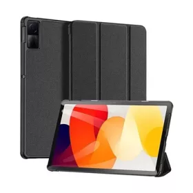   Dux Ducis Redmi Pad SE DUX DUCIS DOMO tok álló, bőr hatású aktív, textil minta, FEKETE