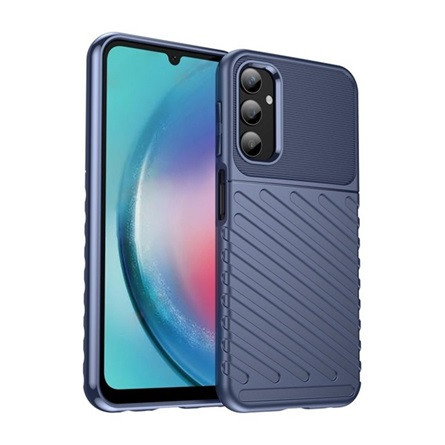 Gigapack Samsung A25 5G Gigapack szilikon telefonvédő ütésállóság, dombor minta, SÖTÉTKÉK