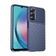 Gigapack Samsung A25 5G Gigapack szilikon telefonvédő ütésállóság, dombor minta, SÖTÉTKÉK
