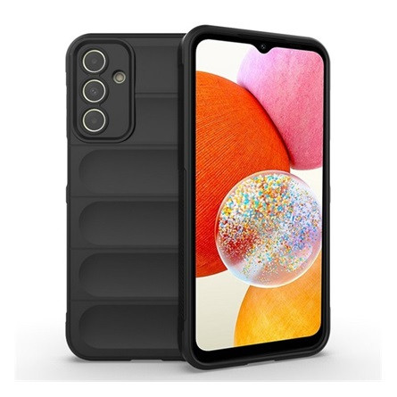 Gigapack Samsung A15 4G Gigapack Szilikon telefonvédő ütésállóság, 3D, FEKETE