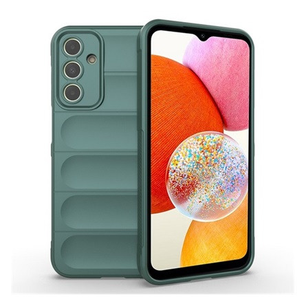 Gigapack Samsung A15 4G Gigapack Szilikon telefonvédő ütésállóság, 3D, SÖTÉTZÖLD