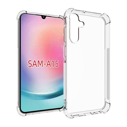 Gigapack Samsung A15 4G Gigapack Szilikon telefonvédő ütésállóság, légpárnás sarok, ÁTLÁTSZÓ