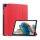 Gigapack Samsung Tab A9 LTE Gigapack Tok álló, bőr hatású aktív FLIP, asztali tartó, PIROS