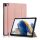 Gigapack Samsung Tab A9 Plus 5G Gigapack Tok álló, bőr hatású aktív FLIP, asztali tartó, ROZÉARANY
