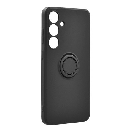 Gigapack Samsung S24 5G Gigapack Szilikon telefonvédő tartógyűrű, kameravédő, FEKETE