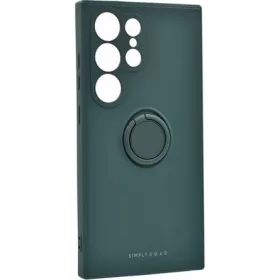   Roar Samsung S24 Ultra ROAR AMBER szilikon telefonvédő tartógyűrű, kameravédő, SÖTÉTZÖLD