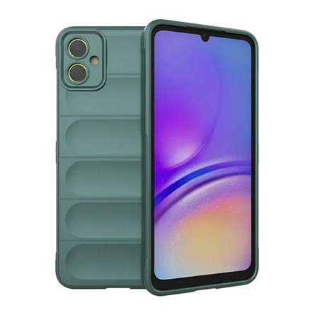 Gigapack Samsung A05 4G Gigapack Szilikon telefonvédő ütésállóság, 3D, SÖTÉTZÖLD