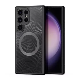   Dux Ducis Samsung S24 Ultra 5G DUX DUCIS AIMO szilikon telefonvédő ütésállóság, hullám, FEKETE