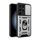 Gigapack Samsung S24 Ultra 5G GIGAPACK Defender szilikon telefonvédő ütésállóság, kameravédő, EZÜST