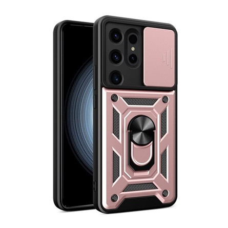 Gigapack Samsung S24 Ultra 5G Gigapack Defender szilikon telefonvédő ütésállóság, kameravédő, RÓZSASZÍN