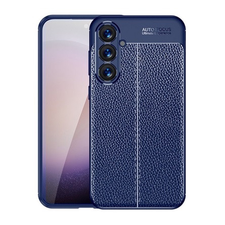 Gigapack Samsung S24 Plus 5G Gigapack Szilikon telefonvédő ütésállóság, varrás minta, SÖTÉTKÉK