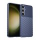 Gigapack Samsung S24 Plus 5G Gigapack Szilikon telefonvédő ütésállóság, dombor minta, SÖTÉTKÉK