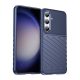 Gigapack Samsung S24 5G Gigapack Szilikon telefonvédő ütésállóság, dombor minta, SÖTÉTKÉK