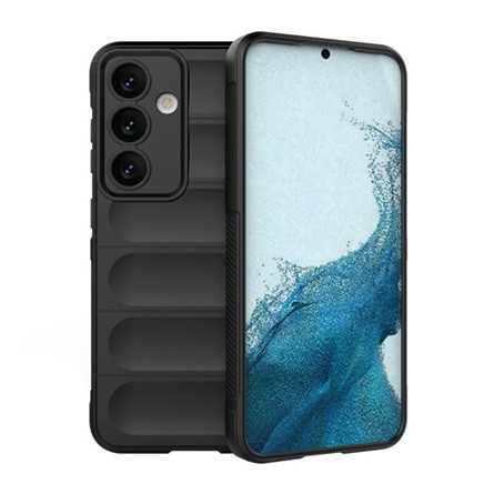 Gigapack Samsung S24 5G Gigapack Szilikon telefonvédő ütésállóság, 3D, FEKETE