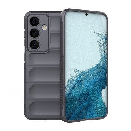 Gigapack Samsung S24 Plus 5G Gigapack Szilikon telefonvédő ütésállóság, 3D, SÖTÉTSZÜRKE
