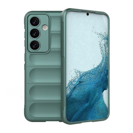 Gigapack Samsung S24 Plus 5G Gigapack Szilikon telefonvédő ütésállóság, 3D, SÖTÉTZÖLD