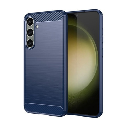 Gigapack Samsung S24 Plus 5G Gigapack Szilikon telefonvédő ütésállóság, karbon minta, SÖTÉTKÉK