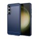 Gigapack Samsung S24 Plus 5G Gigapack Szilikon telefonvédő ütésállóság, karbon minta, SÖTÉTKÉK