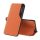 Gigapack Samsung S24 5G Gigapack Tok álló, ECO bőr hatású aktív FLIP, ablakos, NARANCS