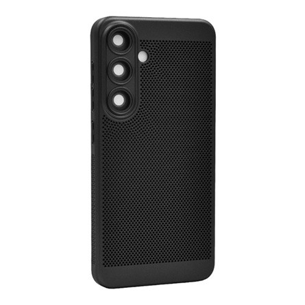 Gigapack Samsung S24 Plus 5G Gigapack Műanyag telefonvédő légáteresztő, kameravédő, FEKETE