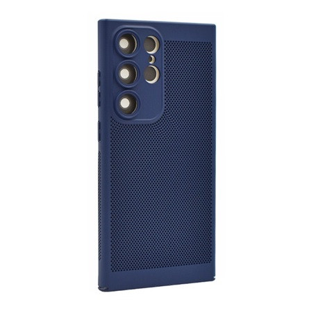 Gigapack Samsung S24 Ultra 5G Gigapack Műanyag telefonvédő légáteresztő, kameravédő, SÖTÉTKÉK