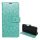 Gigapack Samsung A25 5G GIGAPACK tok álló, bőr hatású FLIP, mandala, CYAN