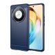 Gigapack Honor Magic6 Lite 5G Gigapack Szilikon telefonvédő ütésállóság, karbon minta, SÖTÉTKÉK