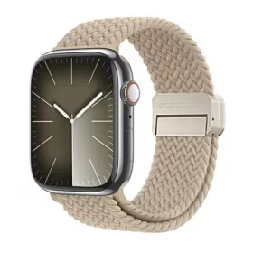   Dux Ducis Apple Watch Series 10 42mm DUX DUCIS MIXTURE PRO pótszíj egyedi méret, mágneses, BÉZS