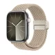 Dux Ducis Apple Watch Series 10 42mm DUX DUCIS MIXTURE PRO pótszíj egyedi méret, mágneses, BÉZS