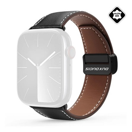 Dux Ducis Apple Watch Series 10 46mm DUX DUCIS YA pótszíj egyedi méret, mágneses, FEKETE