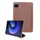 Gigapack Xiaomi Pad 6 Gigapack Tok álló, bőr hatású aktív FLIP, asztali tartó, ROZÉARANY