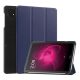 Gigapack T Tablet 5G ( 2023 ) Gigapack Tok álló, bőr hatású aktív FLIP, asztali tartó, SÖTÉTKÉK
