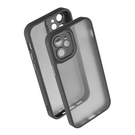 Gigapack iPhone 12 mini GIGAPACK Szilikon telefonvédő ütésállóság, kameravédő, FEKETE