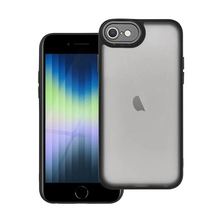Gigapack iPhone SE 2 (2020) Gigapack Szilikon telefonvédő ütésállóság, kameravédő, FEKETE