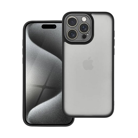 Gigapack iPhone 15 Pro Max GIGAPACK Szilikon telefonvédő ütésállóság, kameravédő, FEKETE