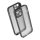 Gigapack iPhone 14 Gigapack Szilikon telefonvédő ütésállóság, kameravédő, FEKETE