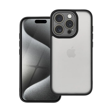 Gigapack iPhone 15 Pro Gigapack Szilikon telefonvédő ütésállóság, kameravédő, FEKETE