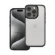 Gigapack iPhone 15 Pro Gigapack Szilikon telefonvédő ütésállóság, kameravédő, FEKETE