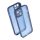 Gigapack iPhone 13 GIGAPACK Szilikon telefonvédő ütésállóság, kameravédő, SÖTÉTKÉK