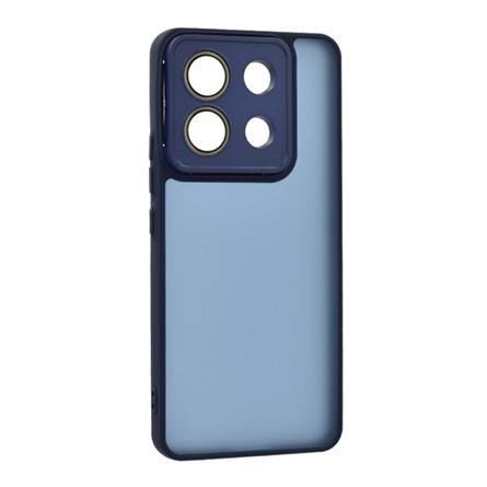 Gigapack Xiaomi Poco X6 5G Gigapack Szilikon telefonvédő ütésállóság, kameravédő, SÖTÉTKÉK