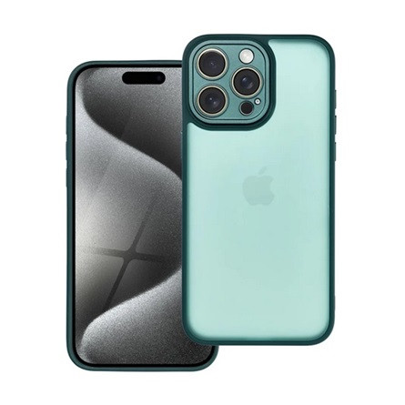 Gigapack iPhone 15 Pro Max GIGAPACK Szilikon telefonvédő ütésállóság, kameravédő, SÖTÉTZÖLD